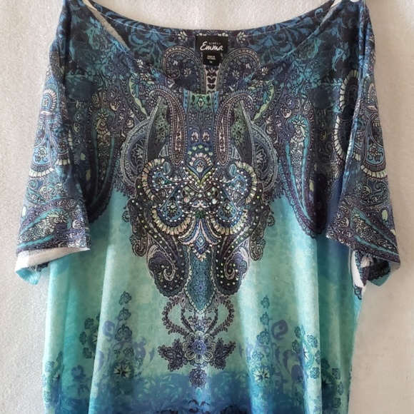 Simply Emma Tops - Simply Emma Boho Top -1X